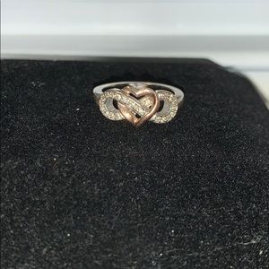 Sterling silver & 10k ring
